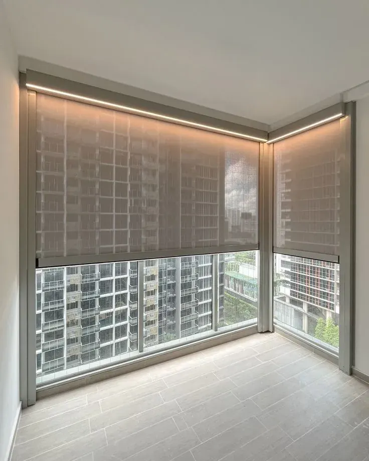 Custom shades measured and installed in Avon